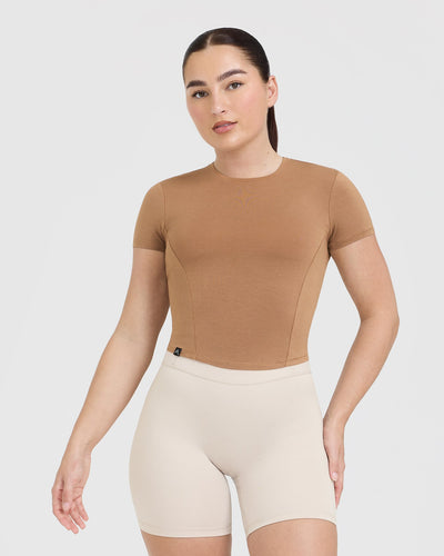 Mellowâ„¢ Soft Mid Short Sleeve T-Shirt | Nude 3