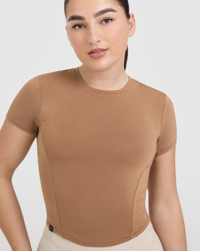 Mellowâ„¢ Soft Mid Short Sleeve T-Shirt | Nude 3