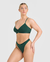 Soft Classic Bralette | Racing Green