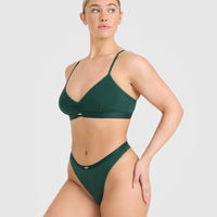 Soft Classic Bralette | Racing Green