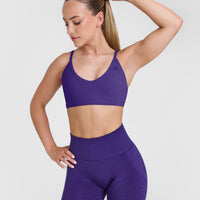 Timeless Strappy Bralette | Amethyst