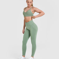 Timeless Strappy Bralette | Sage