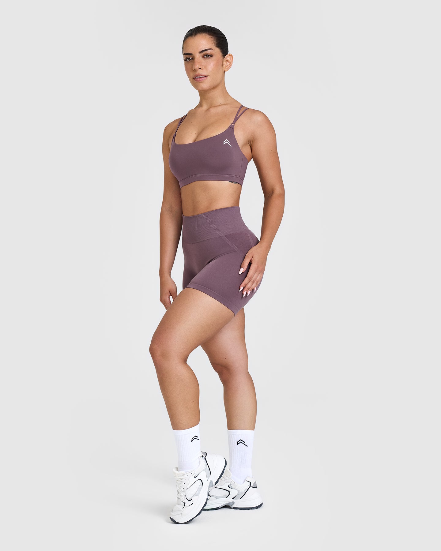 Everyday Cross Over Bralette | Vintage Purple