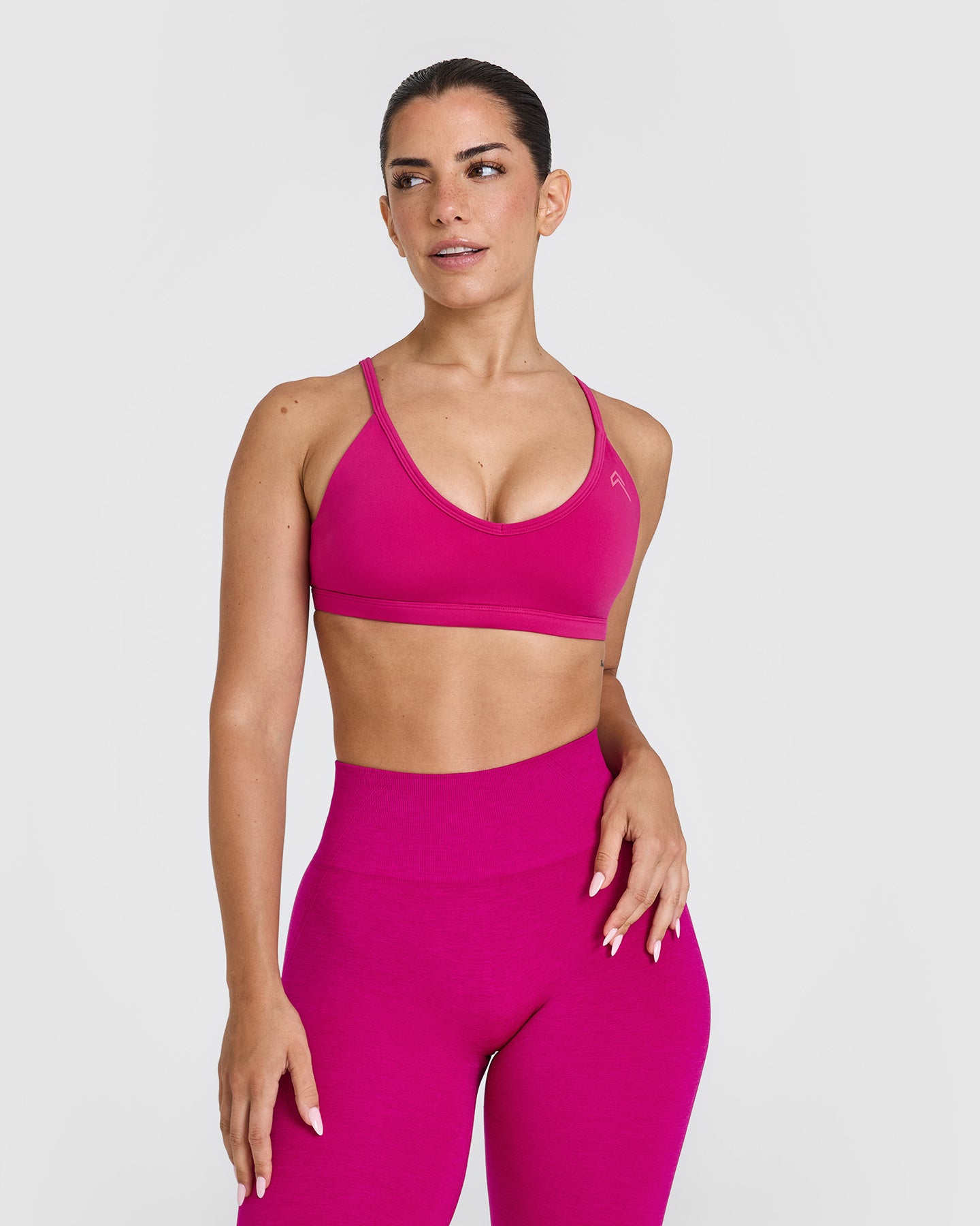 Timeless Strappy Bralette | Fuchsia