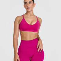 Timeless Strappy Bralette | Fuchsia