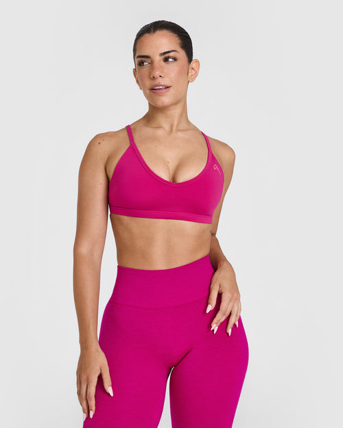 Oner Modal Timeless Strappy Bralette | Fuchsia