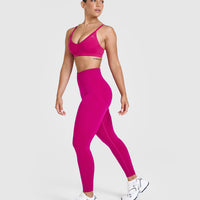 Timeless Strappy Bralette | Fuchsia