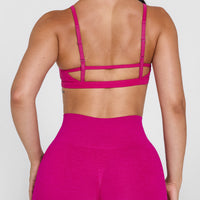 Timeless Strappy Bralette | Fuchsia
