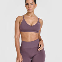 Timeless Strappy Bralette | Vintage Purple