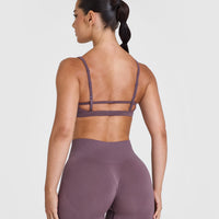 Timeless Strappy Bralette | Vintage Purple