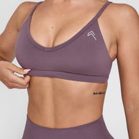 Timeless Strappy Bralette | Vintage Purple