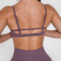 Timeless Strappy Bralette | Vintage Purple