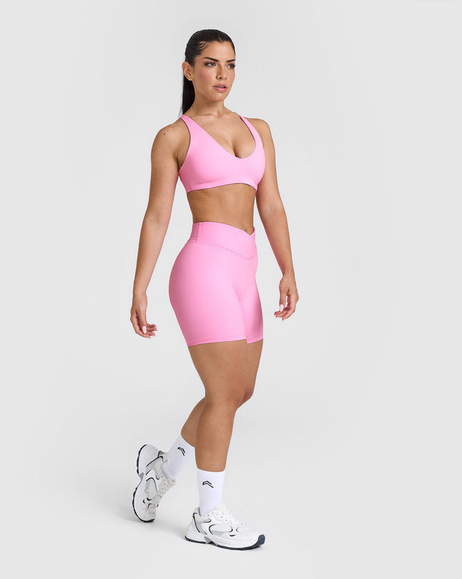 Unified Wrap Shorts 6" | Power Pink