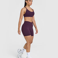 Unified Wrap Shorts 6" | Blackberry Purple