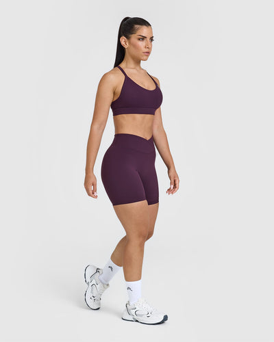 Unified Wrap Shorts 6" | Blackberry Purple