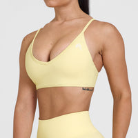 Timeless Strappy Bralette | Sherbert Yellow