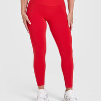 Effortless Seamless Leggings | Muscle Mommy Red