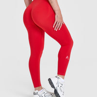 Effortless Seamless Leggings | Muscle Mommy Red