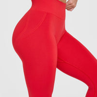 Effortless Seamless Leggings | Muscle Mommy Red