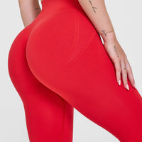Effortless Seamless Leggings | Muscle Mommy Red