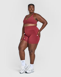 Unified Micro Bralette | Burnt Cherry