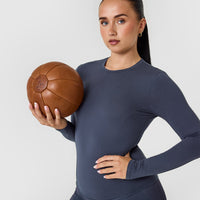 Mellowâ„¢ Soft Long Sleeve Top | True Blue