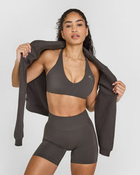 Unified Micro Bralette | Deep Taupe