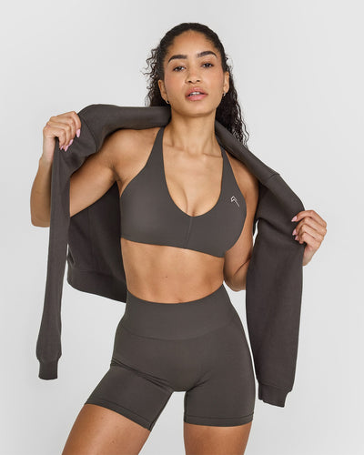 Unified Micro Bralette | Deep Taupe