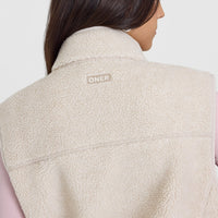 Zip Through Fleece Gilet | Sand