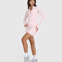 SoftMotion™ Jacket with White Logo | Ballet Pink