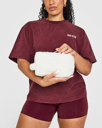 Borg Washbag | Cream