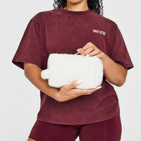 Borg Washbag | Cream