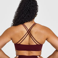 Everyday Cross Over Bralette | Rosewood