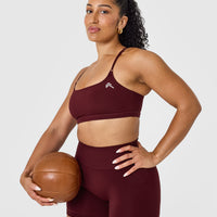 Everyday Cross Over Bralette | Rosewood