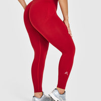 Effortless Seamless Leggings | Toasted Red