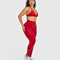Effortless Seamless Leggings | Toasted Red