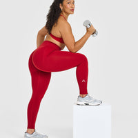 Effortless Seamless Leggings | Toasted Red