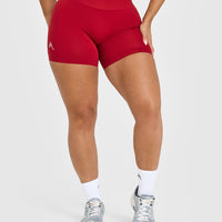 Effortless Seamless Shorts | Toasted Red