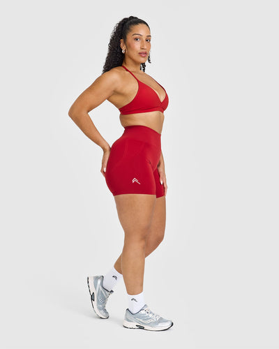 Effortless Seamless Shorts | Toasted Red