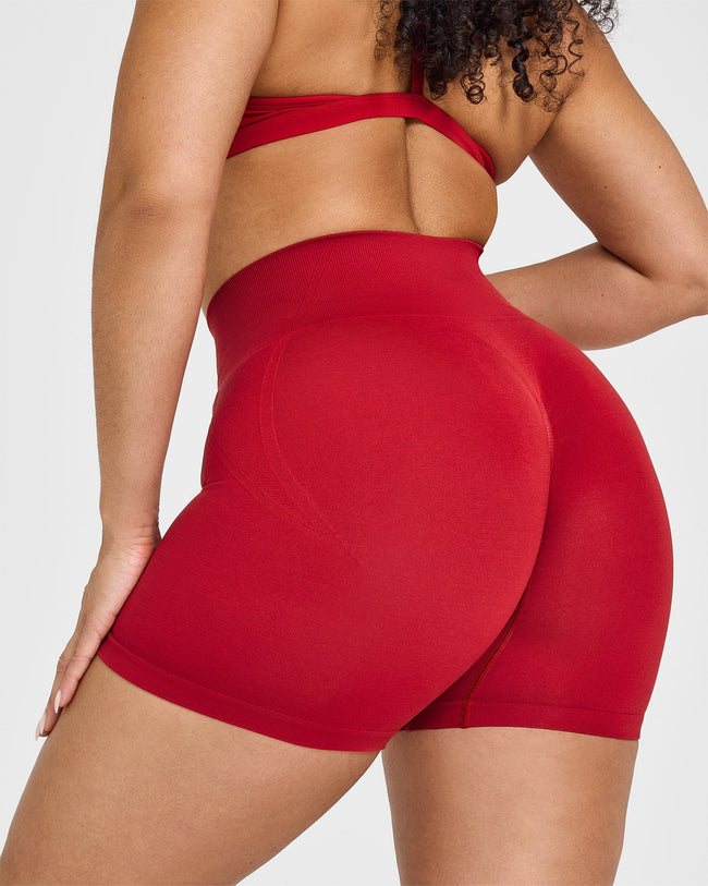 Effortless Seamless Shorts | Toasted Red