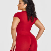 Mellowâ„¢ Soft Mid Short Sleeve T-Shirt | Toasted Red