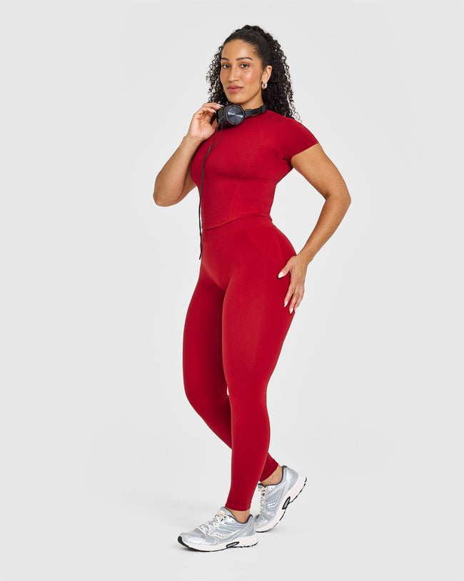 Mellowâ„¢ Soft Mid Short Sleeve T-Shirt | Toasted Red