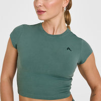 Cotton Icon Baby T-Shirt | Iced Green