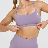 Everyday Cross Over Bralette | Soft Purple