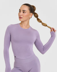 Mellowâ„¢ Soft Mid Long Sleeve Top | Soft Purple