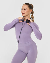 Mellowâ„¢ Soft Mid Long Sleeve Top | Soft Purple