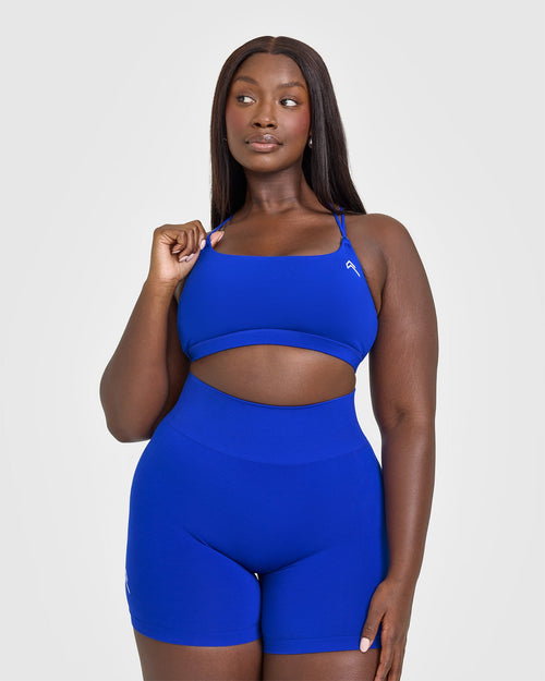 Oner Modal Everyday Cross Over Bralette | Strong Blue