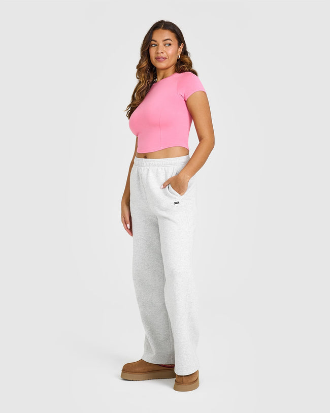 Mellowâ„¢ Soft Mid Short Sleeve T-Shirt | Peony Pink