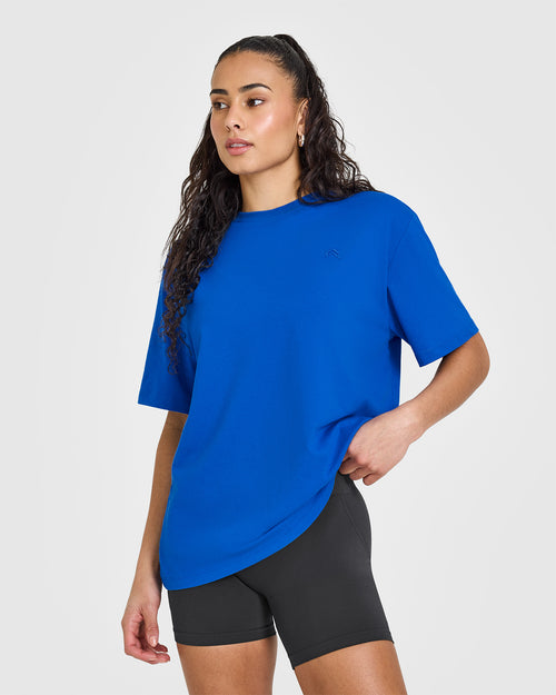 Oner Modal Classic Oversized Lightweight T-Shirt | Cobalt