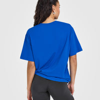 Classic Oversized Lightweight T-Shirt | Cobalt